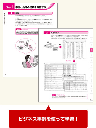 ビジネス事例を使って学習