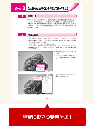 学習に役立つ特典付き