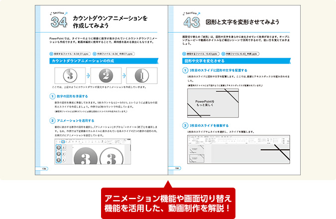 アニメーション機能や画面切り替え機能を活用した、動画制作を解説