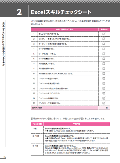 学習前に自分のスキルをチェック